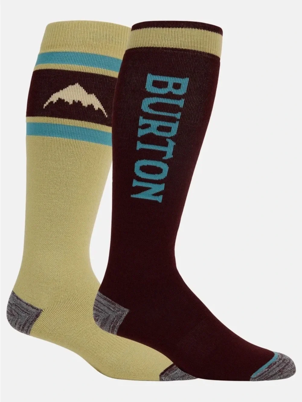 NEW Men's Burton Weekend Midweight Ski Socks FOUR PAIR Size Large L 10.5 - 13.5